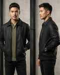 JACKET BOMBER DE CUERINA