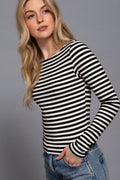 BLUSA DE PUNTO ACANALADO