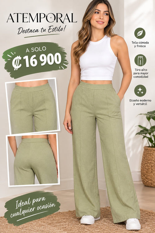 Pantalon Tiro Alto
