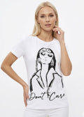 CAMISETA DE ALGODÓN ESTAMPADO